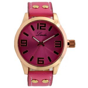 Γυναικείο ρολόι linda ροζ 01